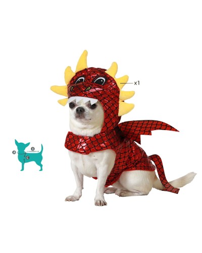 Dragon Costume for Dogs Size L | Magical and Comfortable Transformation
